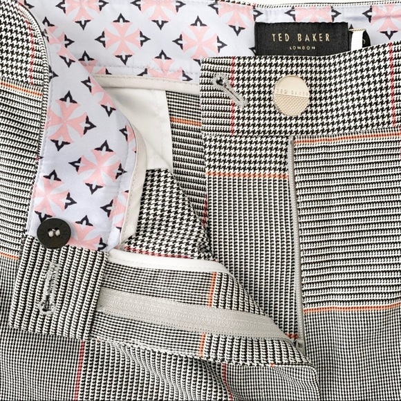 Ted Baker DARCEYT Houndstooth Crop Trouser Pants - Picture 6 of 16